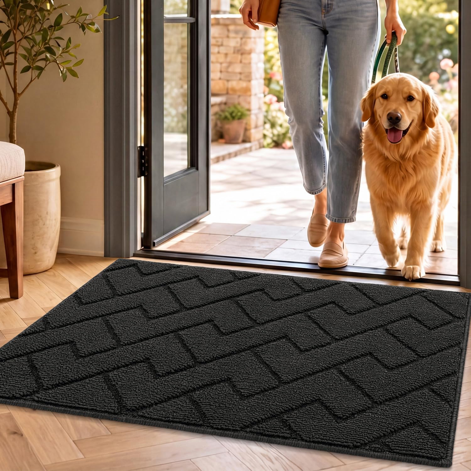 Amazon.com: hicorfe Front Door Mat Indoor Entrance,20